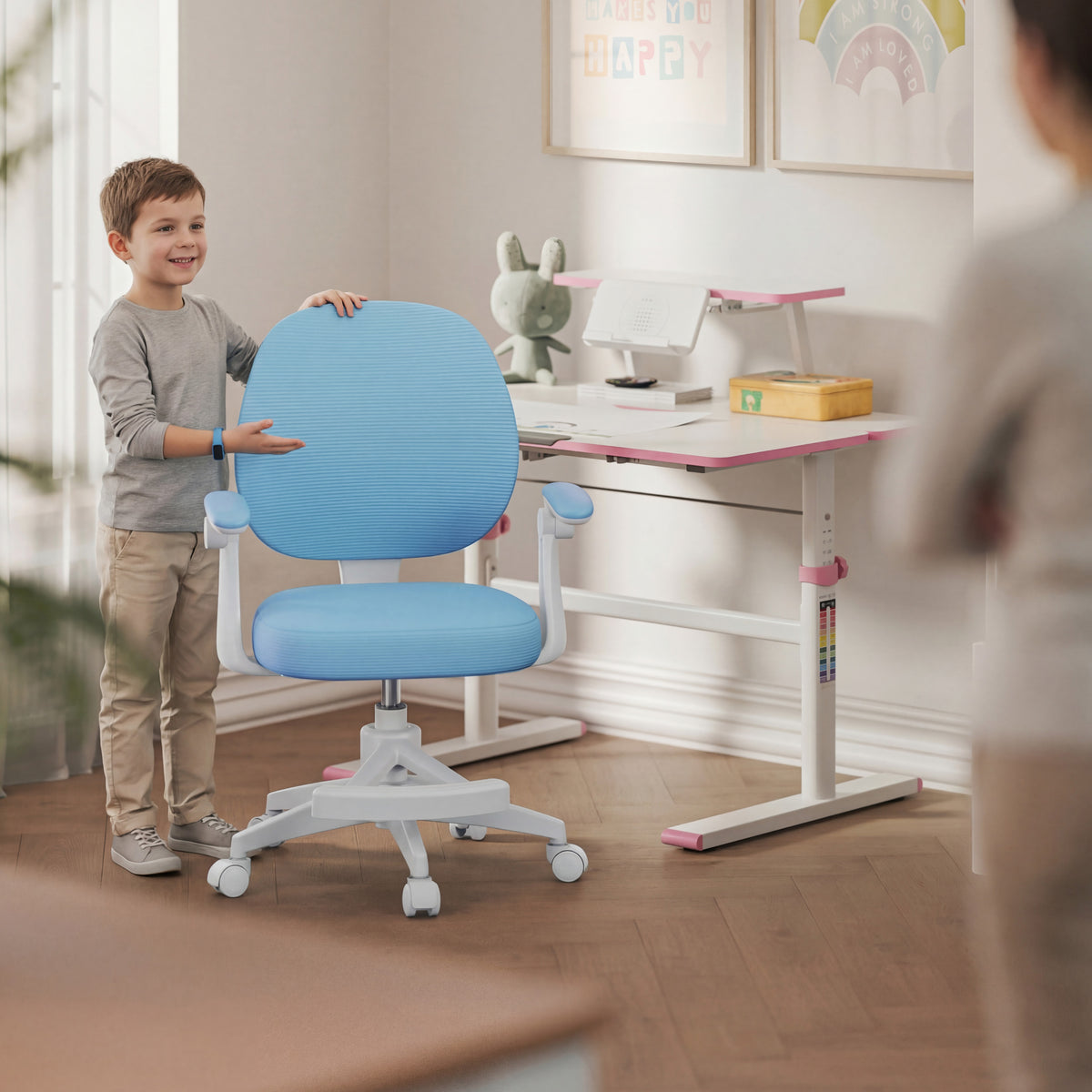 Fotel obrotowy dla dzieci Mark Adler Junior 3.1 Blue