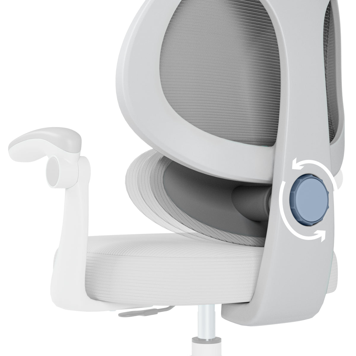 Fotel do biurka dla dziecka Mark Adler Junior 4.5 Grey OUTLET