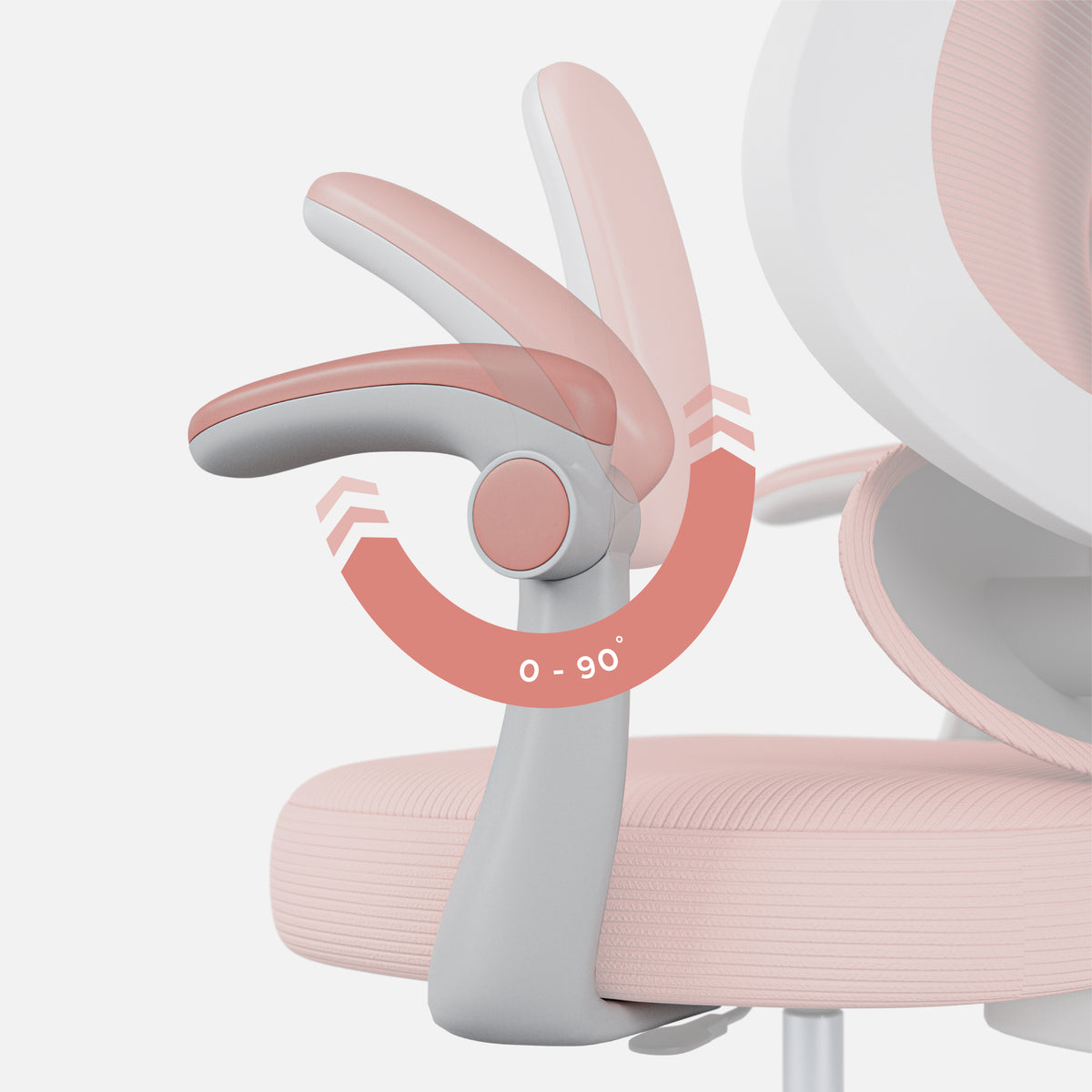 Fotel do biurka dla dziecka Mark Adler Junior 4.5 Pink OUTLET