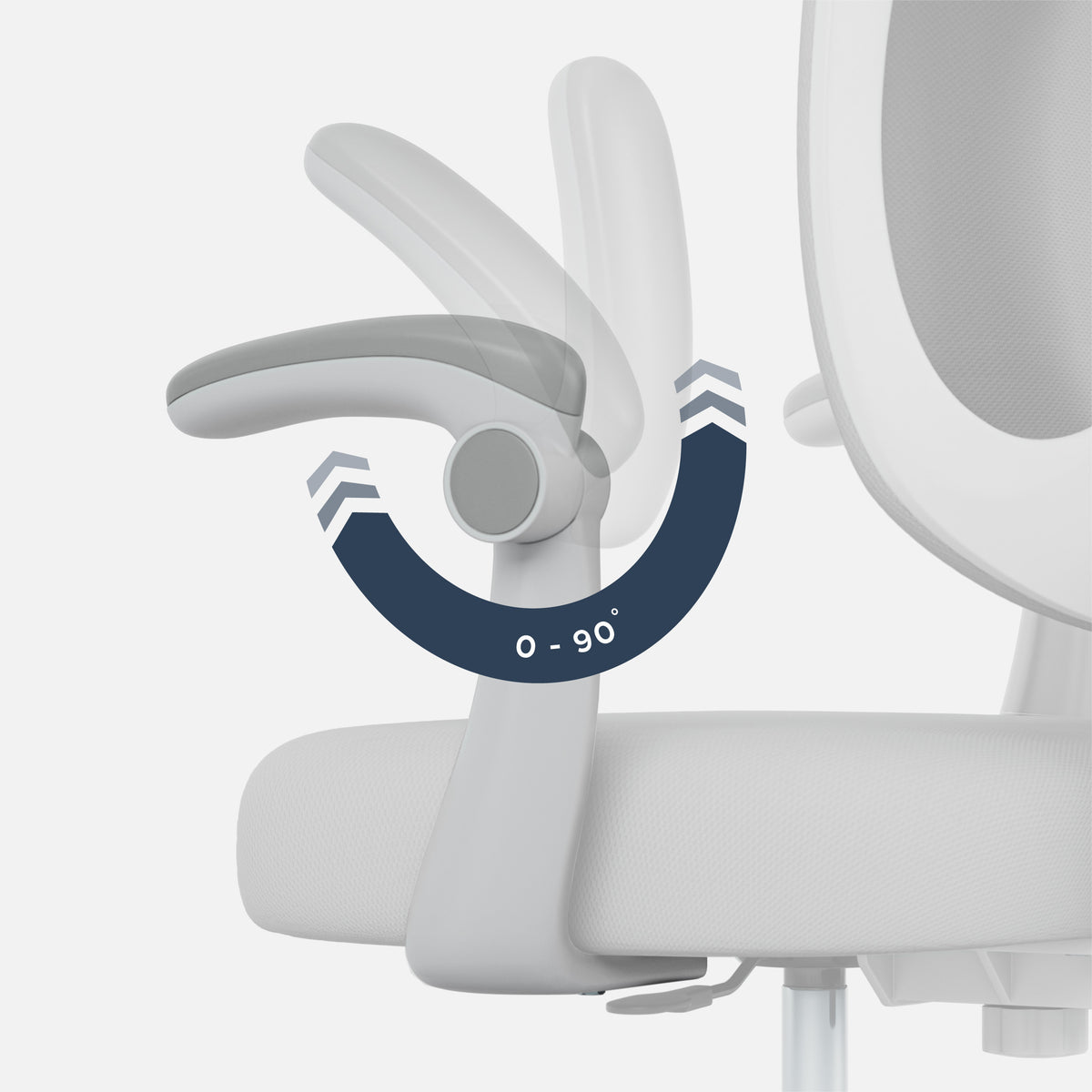 Ergonomiczny fotel dla dzieci Mark Adler Junior 4.6 Grey OUTLET