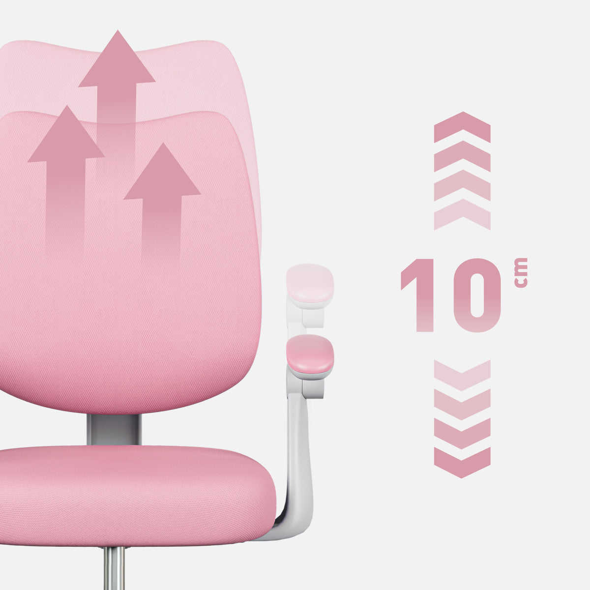 Ergonomiczny fotel dla dzieci Mark Adler Junior 4.6 Pink OUTLET