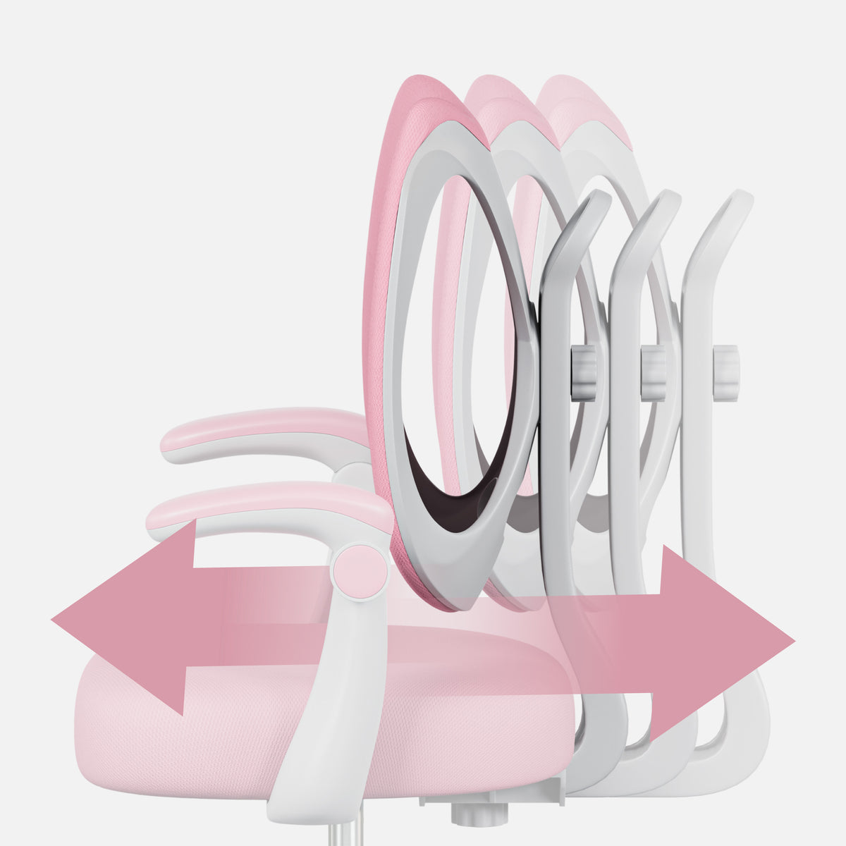 Ergonomiczny fotel dla dzieci Mark Adler Junior 4.6 Pink OUTLET