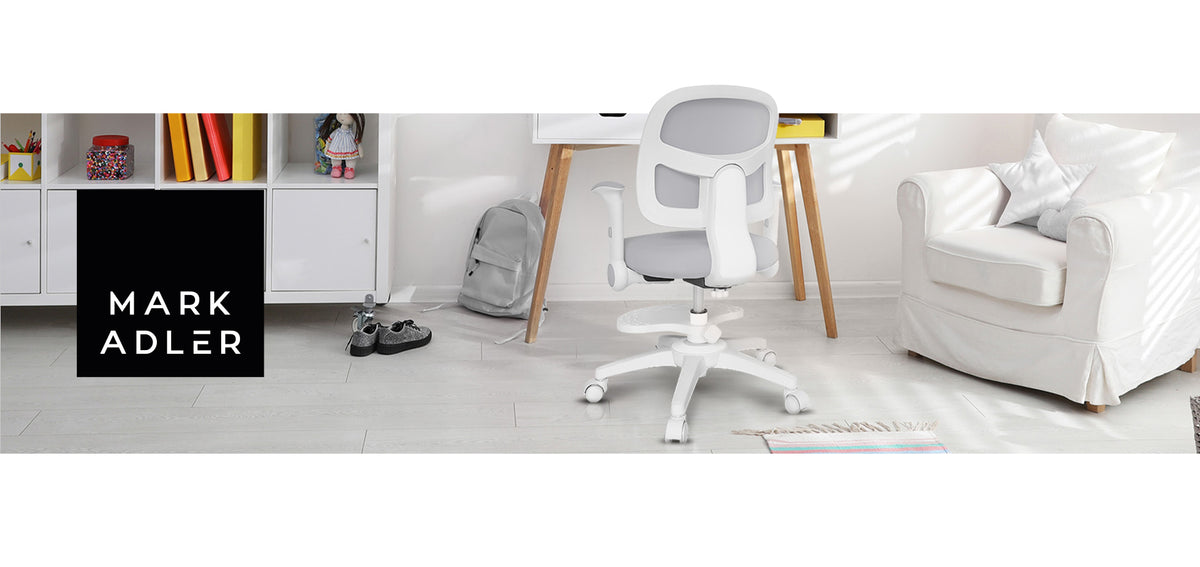 Fotel obrotowy Mark Adler JUNIOR 5.0 Grey OUTLET