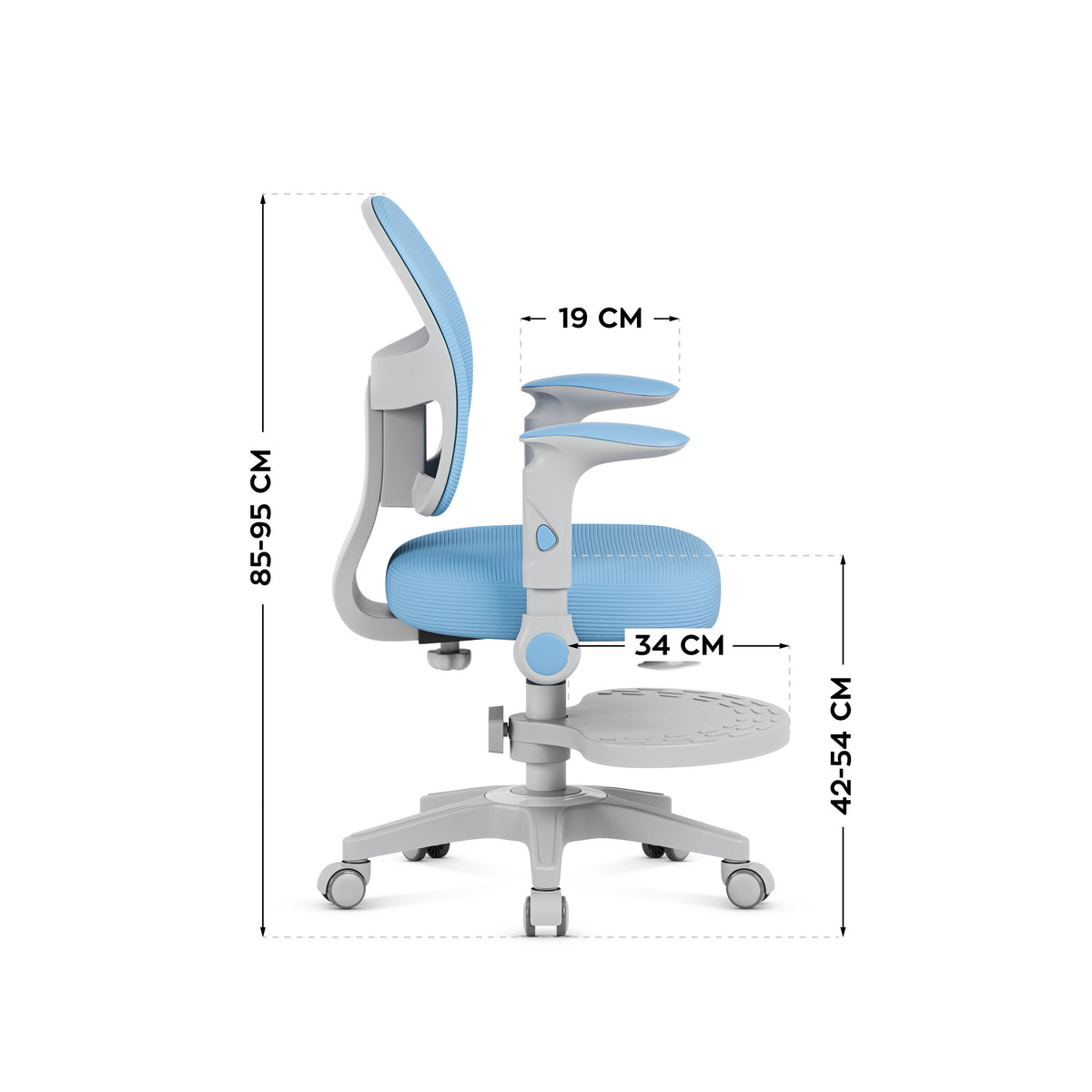 Fotel obrotowy Mark Adler JUNIOR 5.0 Blue
