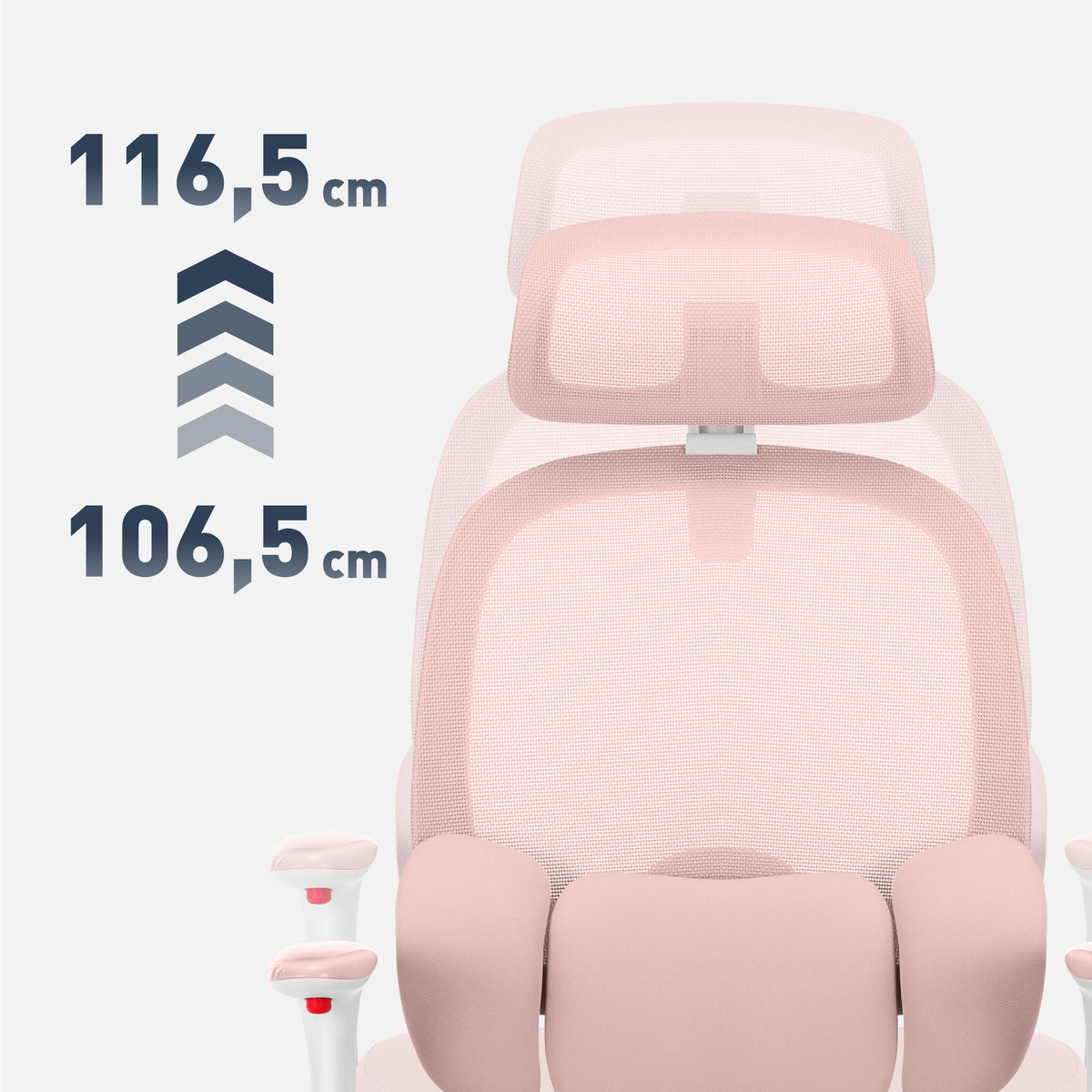 Ergonomiczny fotel dla dziecka Mark Adler Junior 6.3 Pink OUTLET