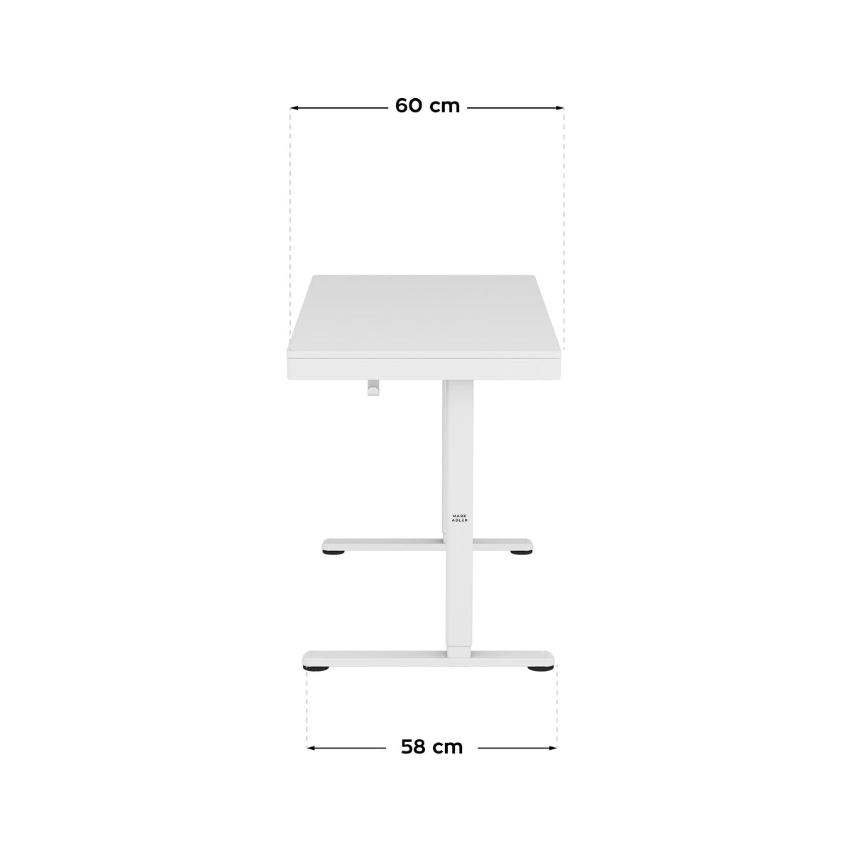 Biurko elektryczne Mark Adler Leader 8.2 White 120 cm
