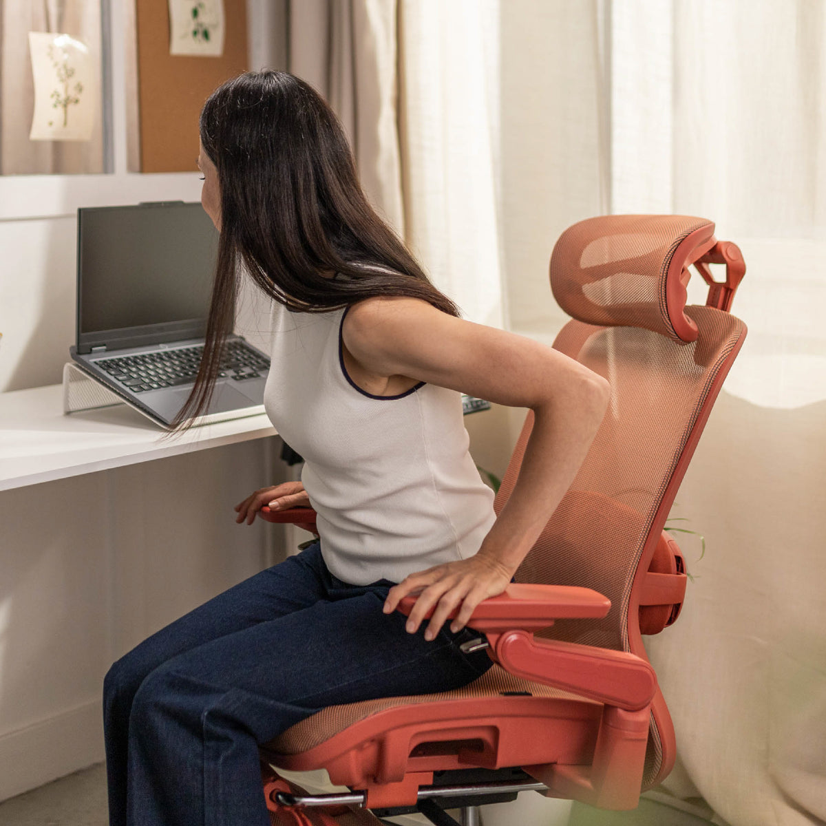 Fotel ergonomiczny z masażem Mark Adler Leadpro 8.7 Red