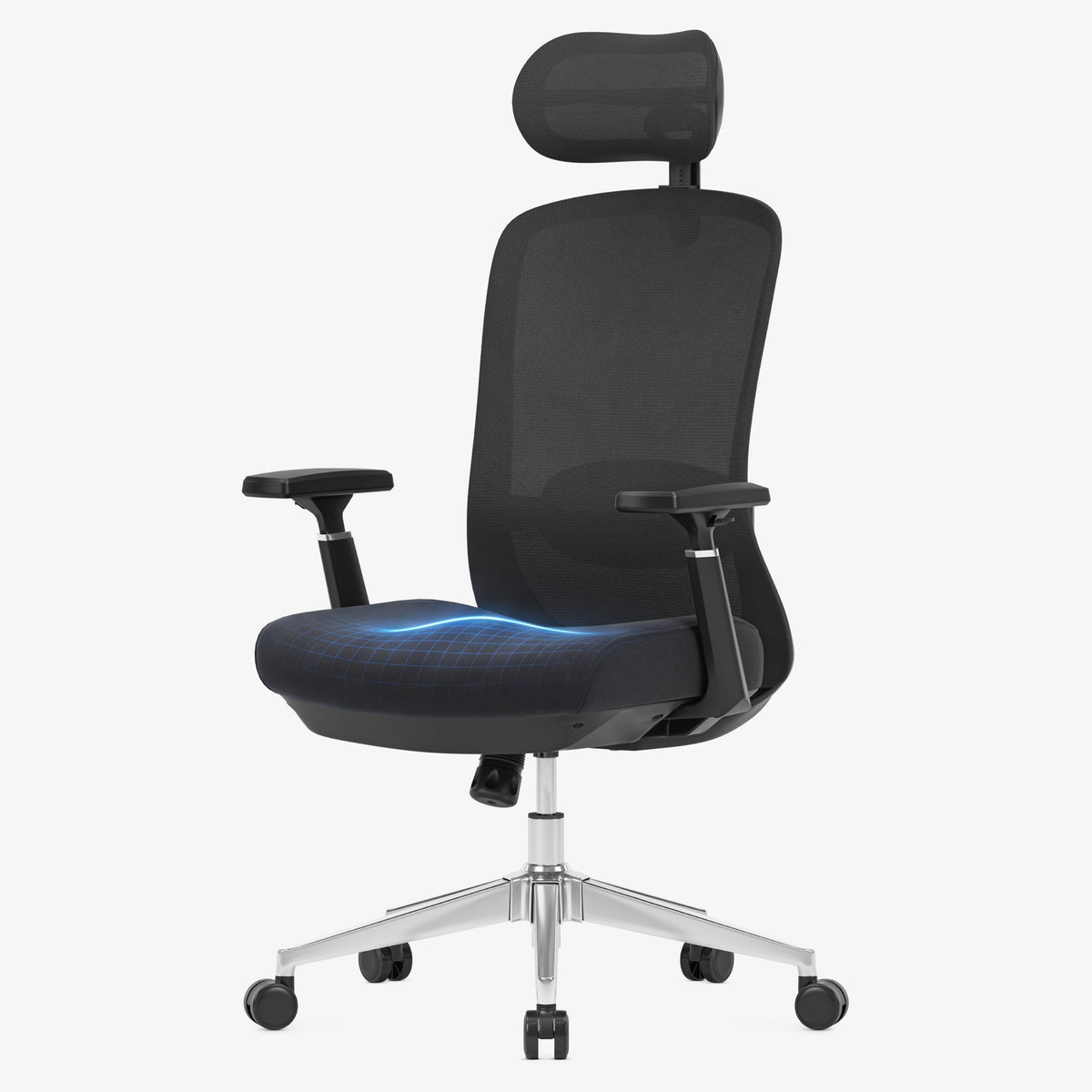 Fotel biurowy z masażem Mark Adler Leadpro 6.0 Black