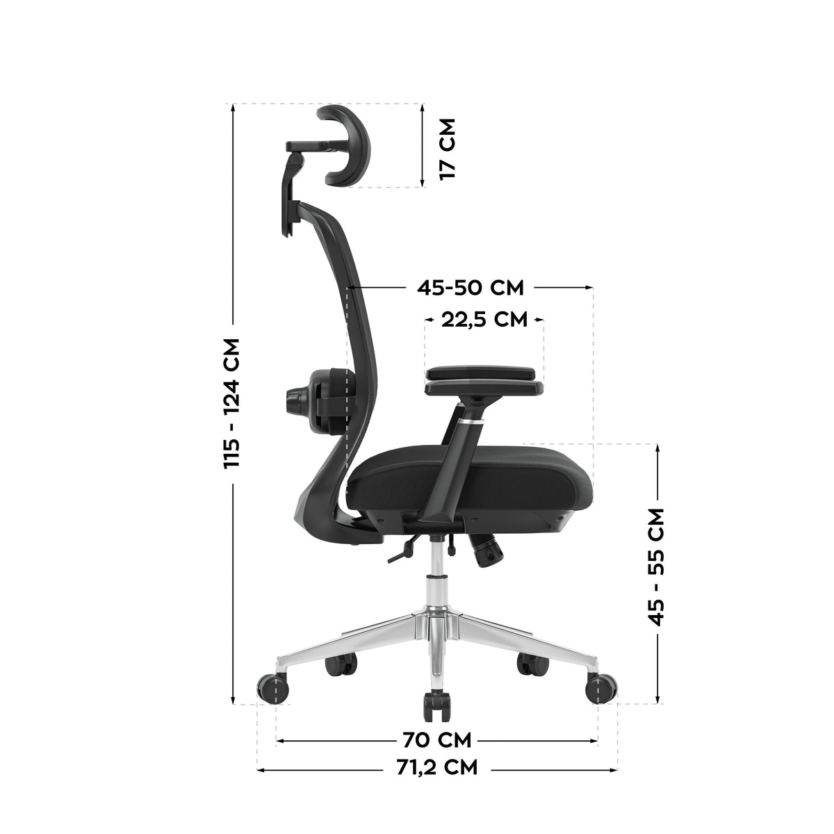 Fotel biurowy z masażem Mark Adler Leadpro 6.0 Black
