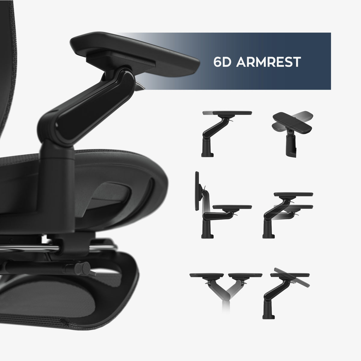 Fotel ergonomiczny z masażem Mark Adler Leadpro 8.7 Black