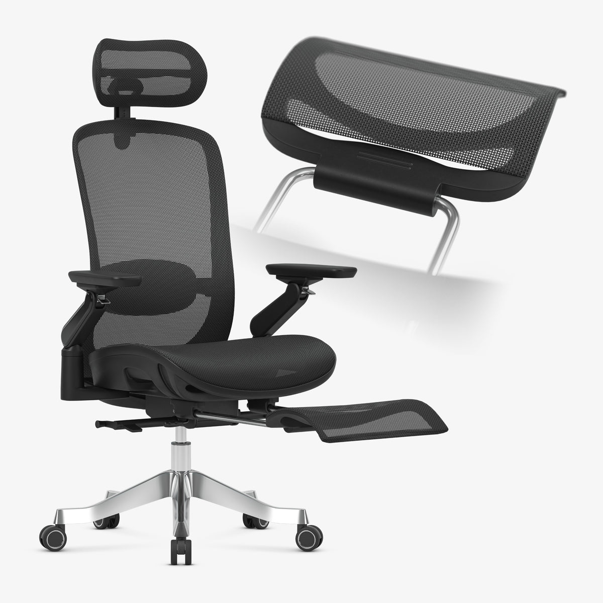Fotel ergonomiczny z masażem Mark Adler Leadpro 8.7 Black