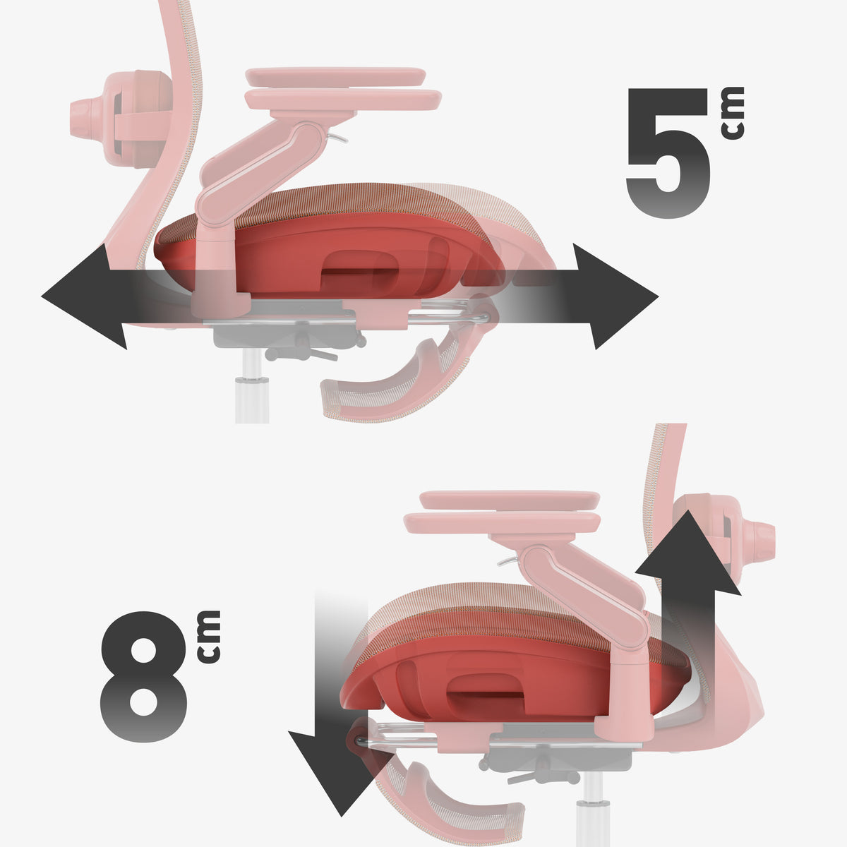 Fotel ergonomiczny z masażem Mark Adler Leadpro 8.7 Red