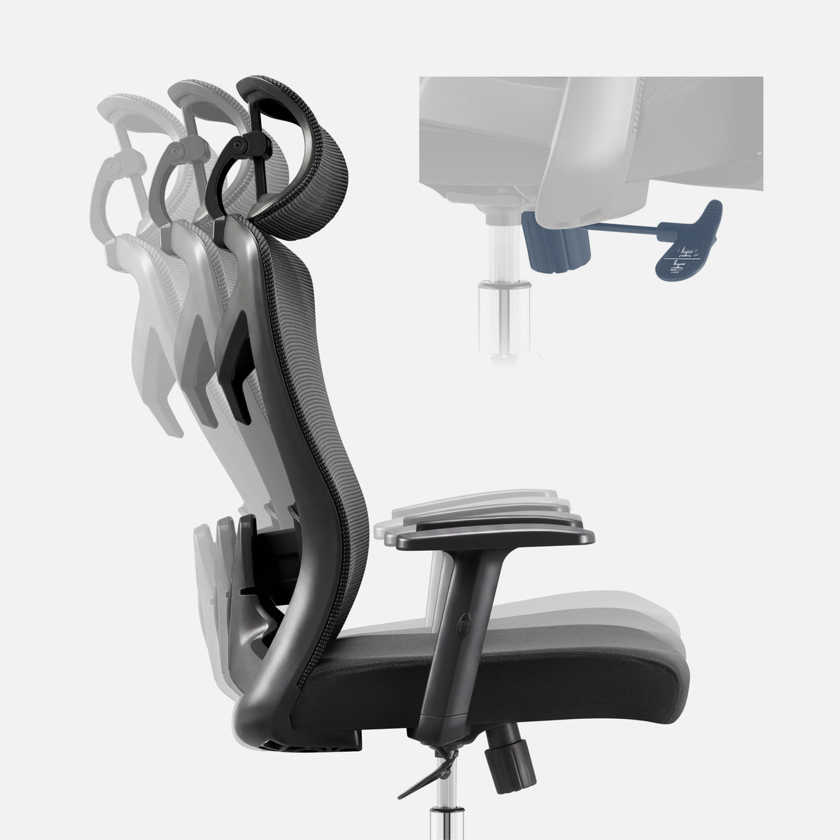 Fotel ergonomiczny biurowy Mark Adler Manager 2.6 Black