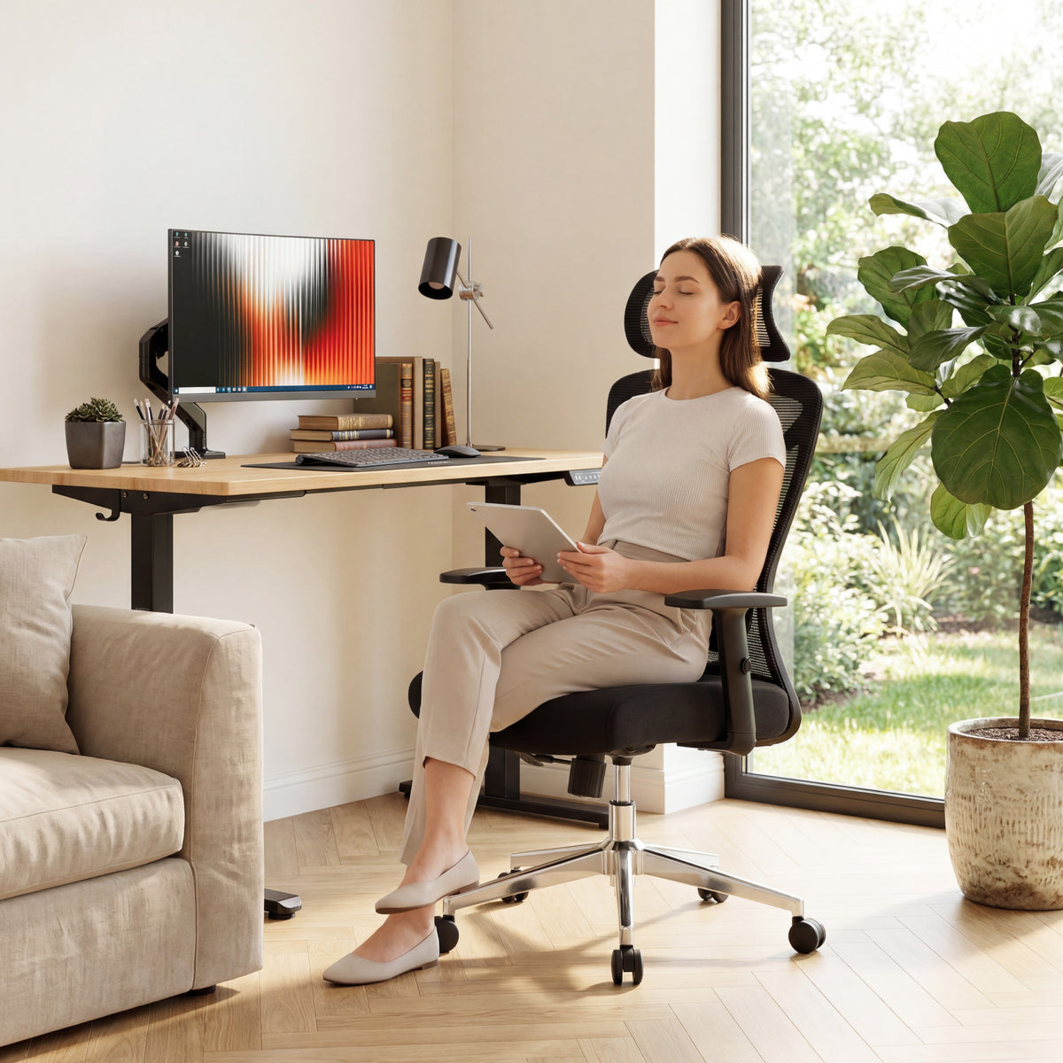 Fotel ergonomiczny biurowy Mark Adler Manager 2.6 Black