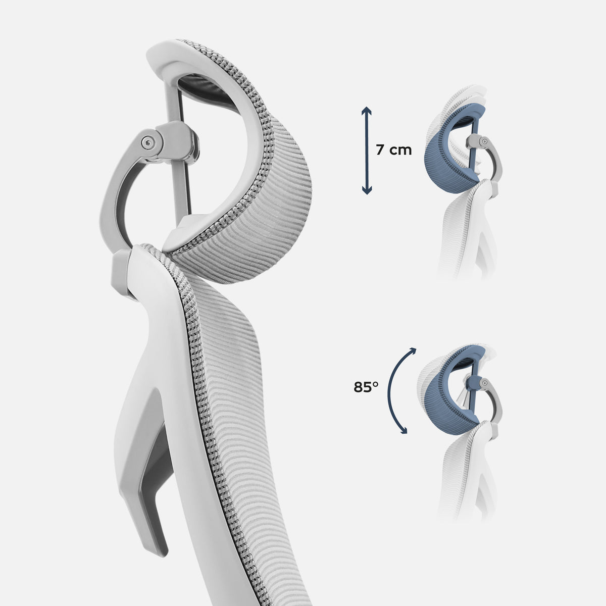 Fotel ergonomiczny biurowy Mark Adler Manager 2.6 Grey