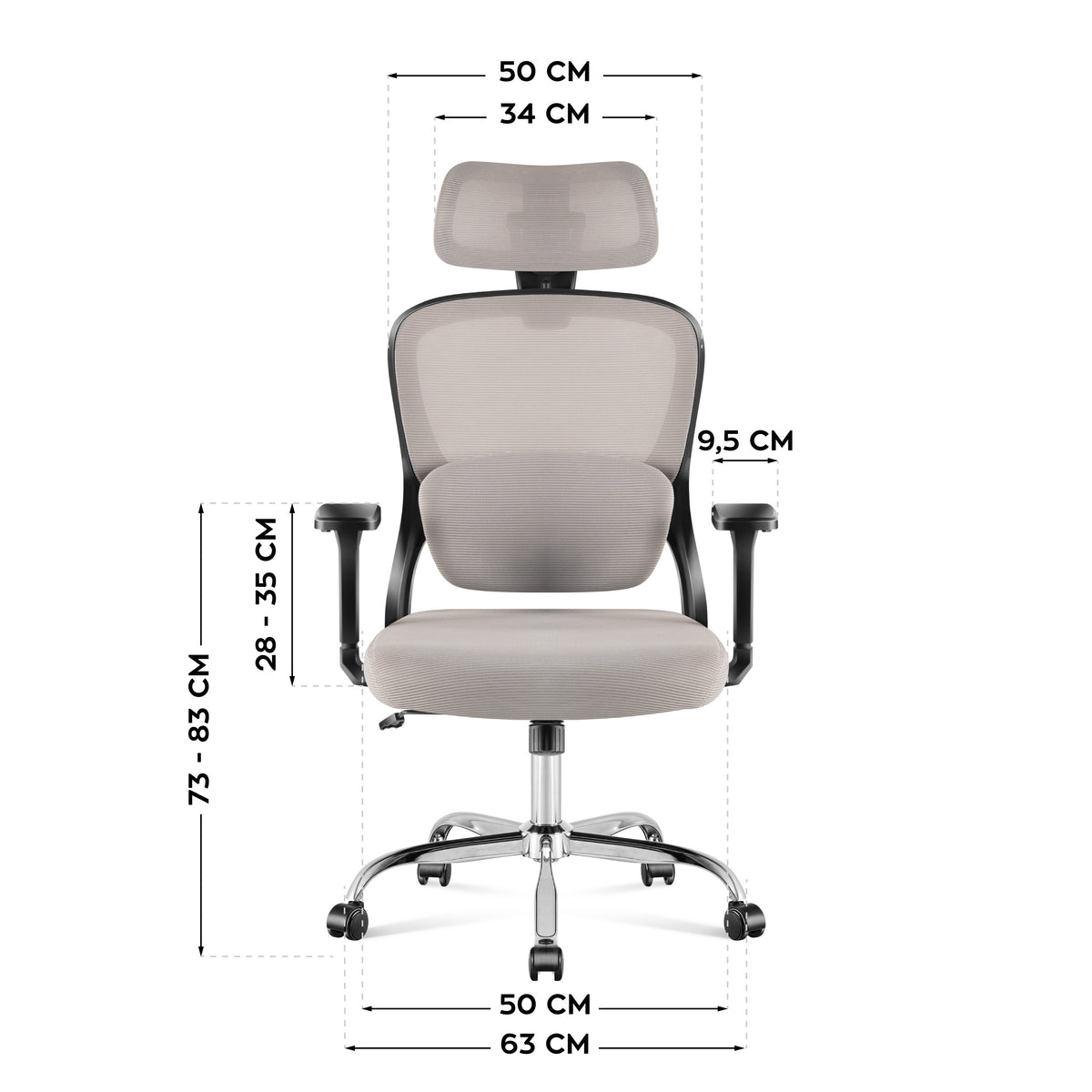 Fotel biurowy Mark Adler Manager 3.2 Grey