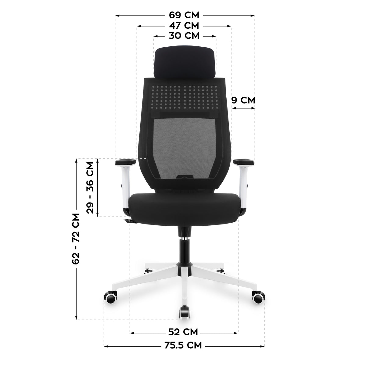 Fotel Biurowy MARK ADLER MANAGER 3.9 Black