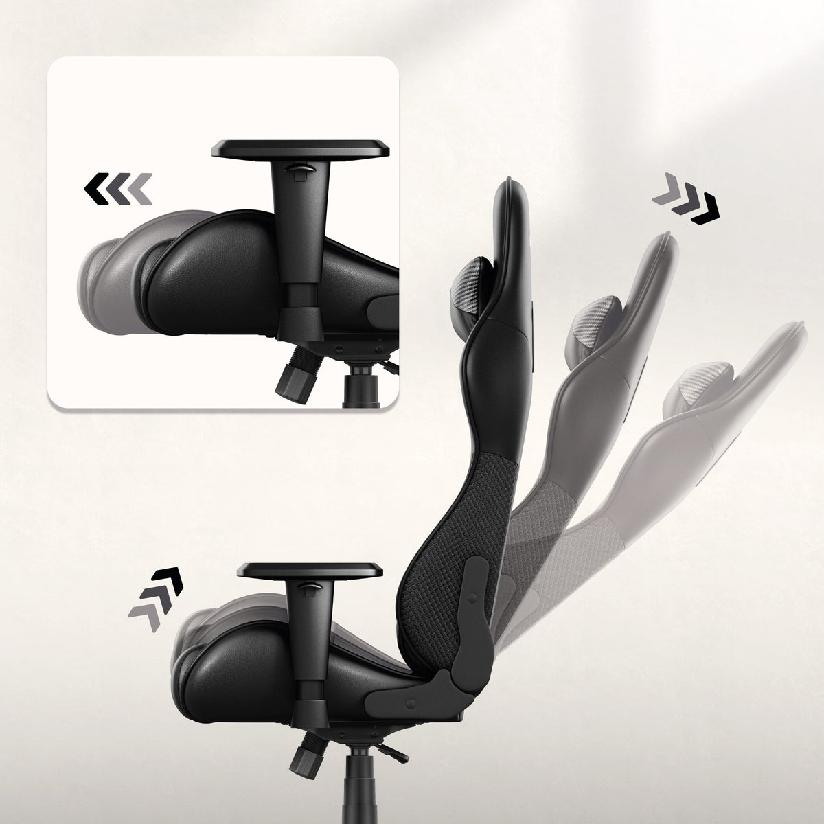 Krzesło gamingowe z technologią SideRest