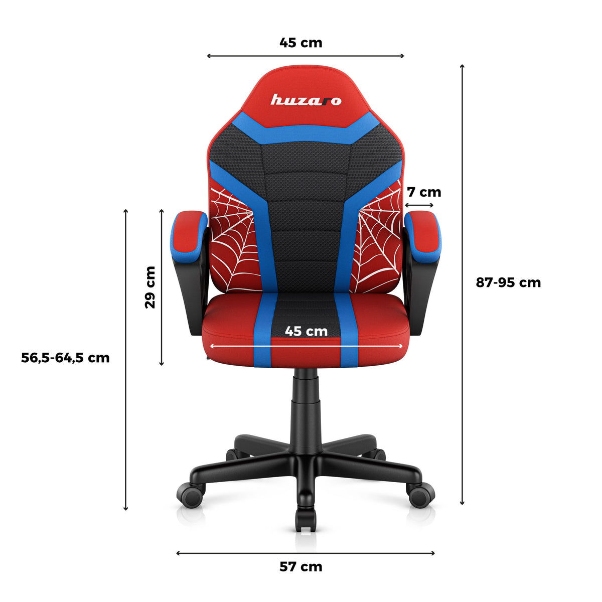 Fotel Gamingowy dla dziecka Huzaro Ranger 1.0 Spider Mesh OUTLET