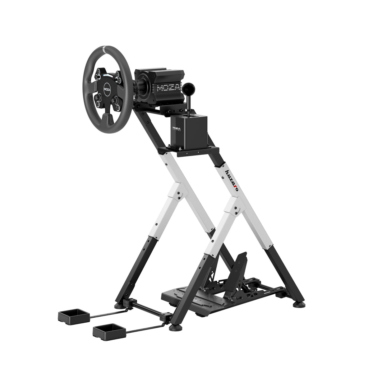 Stelaż do simracingu składany Huzaro Speed 2.5 White