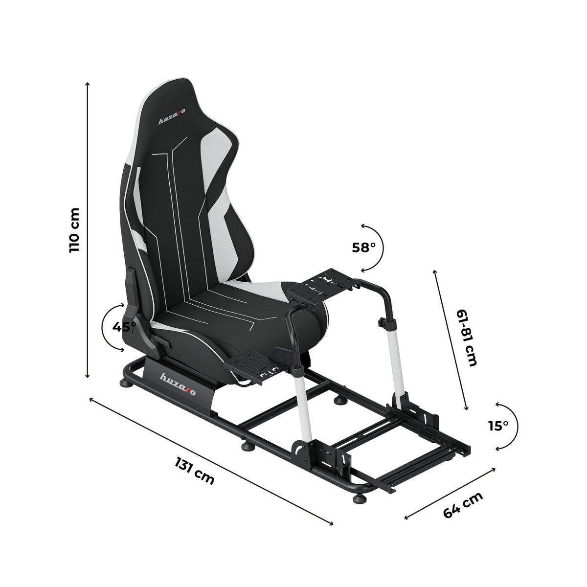 Kokpit wyścigowy Huzaro Speed 5.5 sim racing
