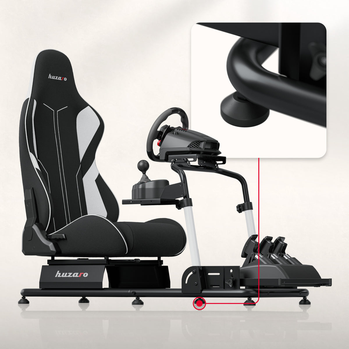 Kokpit wyścigowy Huzaro Speed 5.5 sim racing