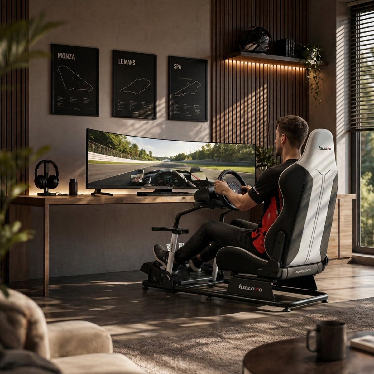 Kokpit wyścigowy Huzaro Speed 5.5 sim racing